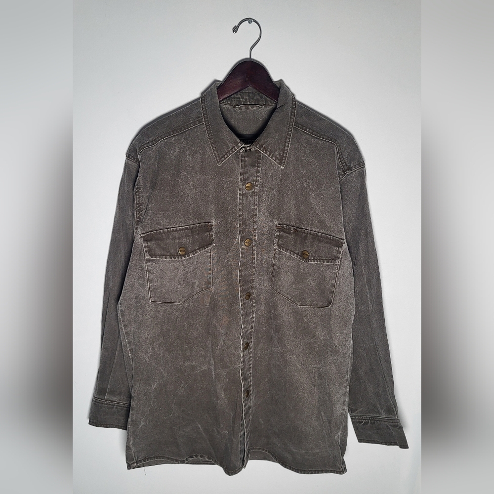 👕🌶 Dakota Heavyweight Button Up Longsleeve Shirt